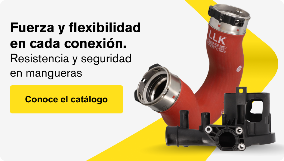 Mangueras, tubos, bandas, abrazaderas, refacciones